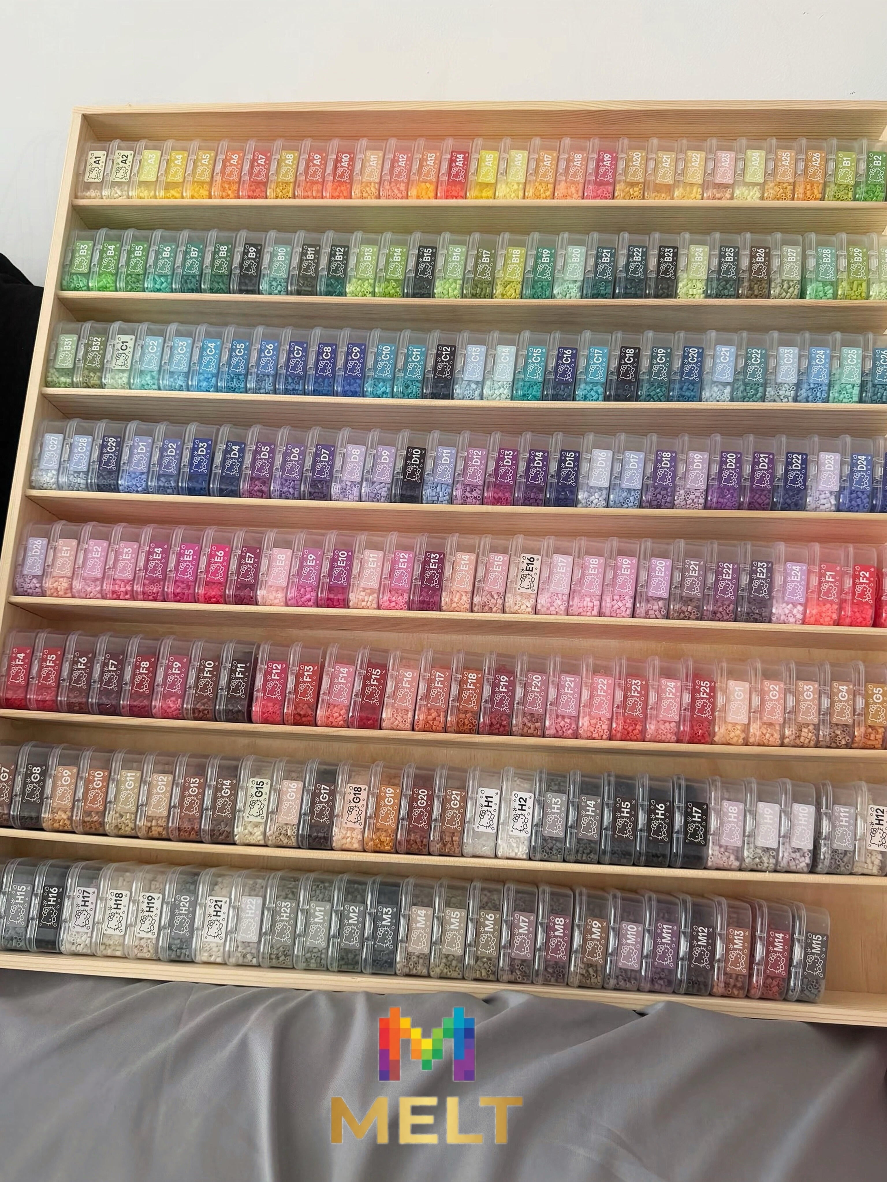 ⁠MeltMuse 319-Color Ultimate Pixel Artist Fuse Bead Palette (2.6mm Professional Mega Set)