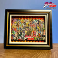 JoJo All-Star Character Collection 3D framed artwork – detail view 3