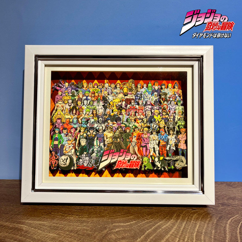 JoJo All-Star Character Collection 3D framed artwork – detail view 4